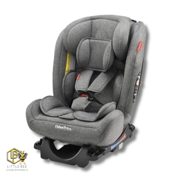 Cadeira de Auto Fisher Price All Stages Fix 2.0 0kg a 36kg Isofix  Cinza