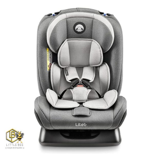 Cadeira de Auto Reclinável Mass - Litet 0 a 36kgs  Cinza