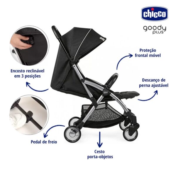 Carrinho de Bebê  Goody Plus | Chicco - Image 5