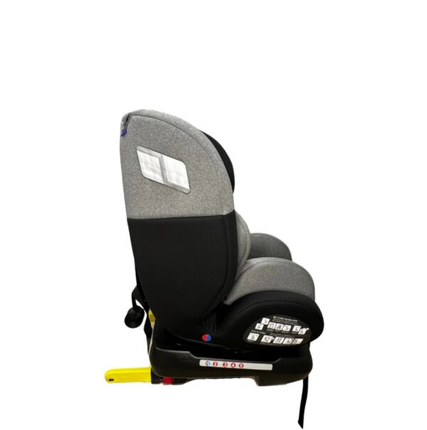 Cadeira de Auto Prime 360º ISOFIX  de 0 a 36kg preto/cinza - Premium Baby - Image 2