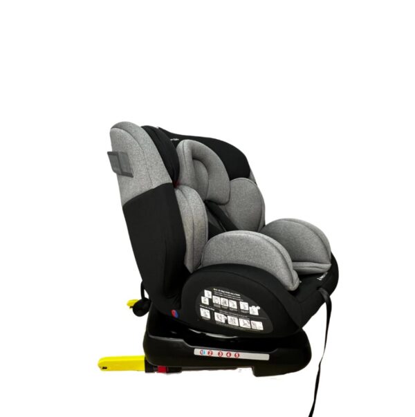 Cadeira de Auto Prime 360º ISOFIX  de 0 a 36kg preto/cinza - Premium Baby - Image 5