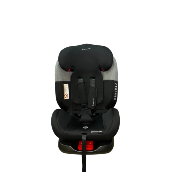 Cadeira de Auto Prime 360º ISOFIX  de 0 a 36kg preto/cinza - Premium Baby - Image 9