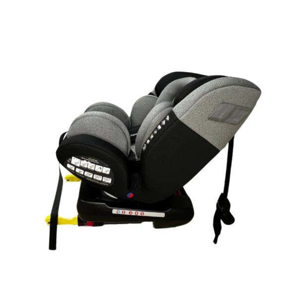 Cadeira de Auto Prime 360º ISOFIX  de 0 a 36kg preto/cinza - Premium Baby - Image 6